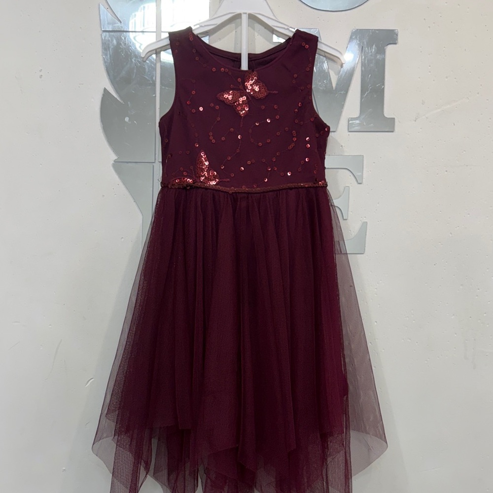 Lilt Burgundy Sequin Dress